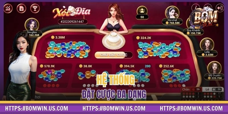 Hệ thống đặt cược đa dạng