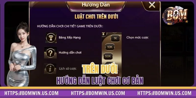 Trên Dưới hướng dẫn luật chơi cơ bản